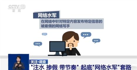 “注水”“掺假”“ 带节奏” 别再被“网络水军”的套路骗了！