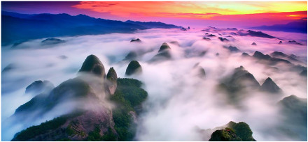 有一种浪漫，叫冬季到丹霞来看“海”