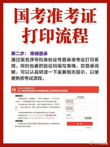 2024国考准考证打印流程