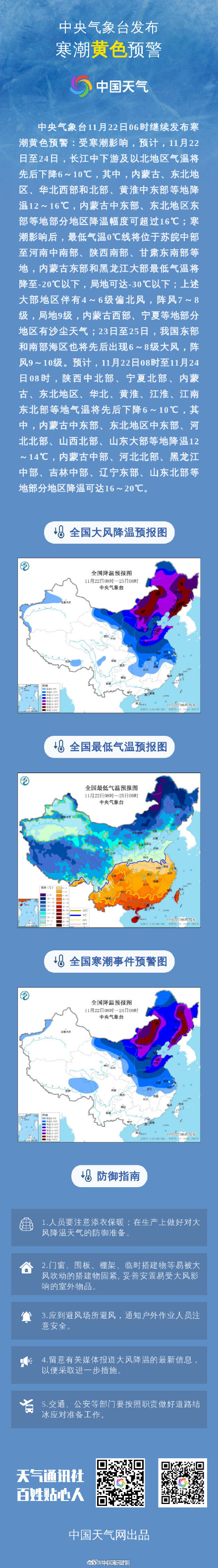 北方多地将降温16至20度 北方多地将降温16至20度