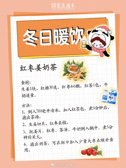 一份小雪节气的DIY冬日暖饮配料表,快动手做起来吧! 一份小雪节气的DIY冬日暖饮配料表,快动手做起来吧!