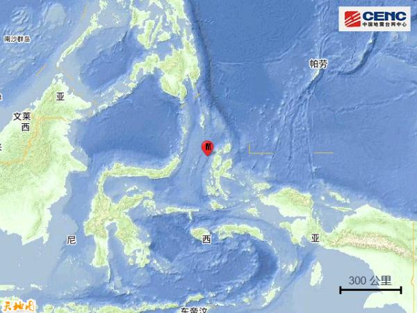印尼哈马黑拉岛附近海域发生6.1级地震