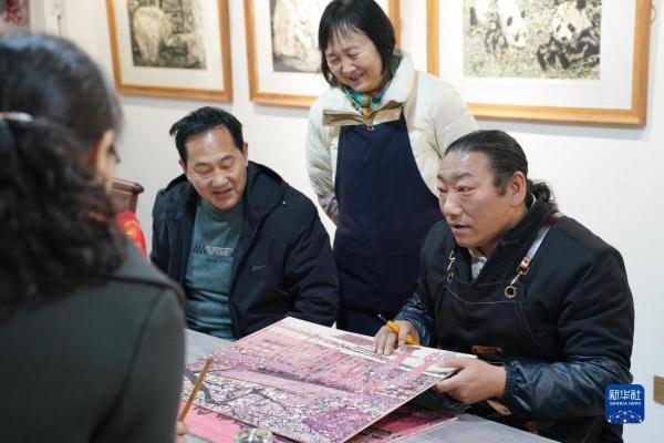 旬阳木刻版画 在传承发展中镌刻美好生活