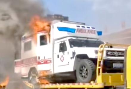 造价超100万的越野救护车被烧毁,车辆自燃如何处置? 造价超100万的越野救护车被烧毁,车辆自燃如何处置?