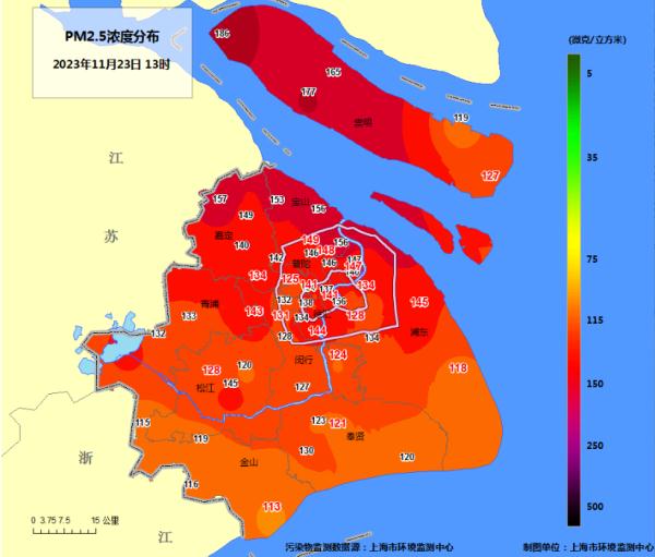 上海人注意！两区已达重度污染！冷空气下班时段杀到！