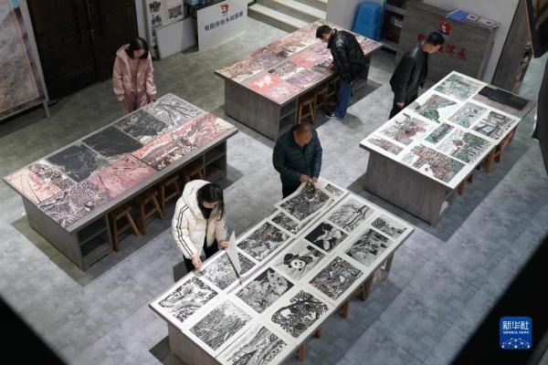 旬阳木刻版画 在传承发展中镌刻美好生活