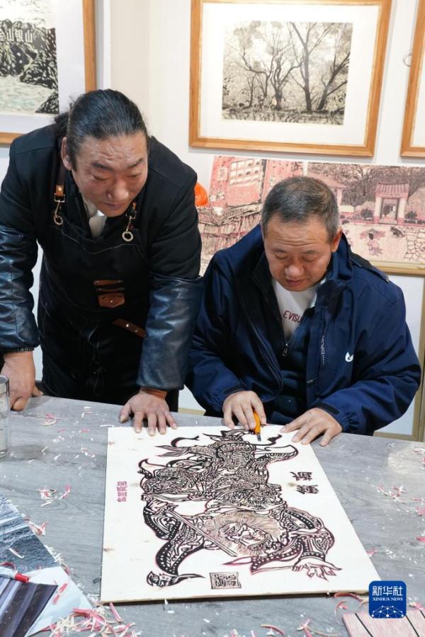 旬阳木刻版画 在传承发展中镌刻美好生活