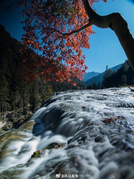 九寨沟银装素裹美如画 九寨沟银装素裹美如画