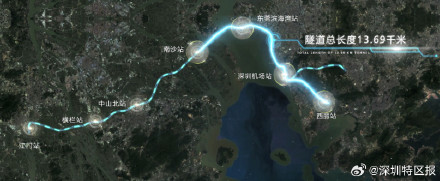 深圳与江门未来可实现1小时内通达