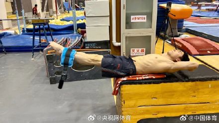 国家体操队冬训狠抓体能
