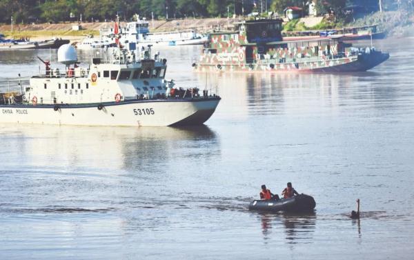 直击中老缅泰四国水上联合搜救演练