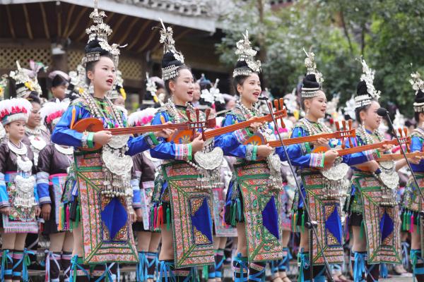 贵州肇兴:千人侗族大歌展非遗魅力 贵州肇兴:千人侗族大歌展非遗魅力