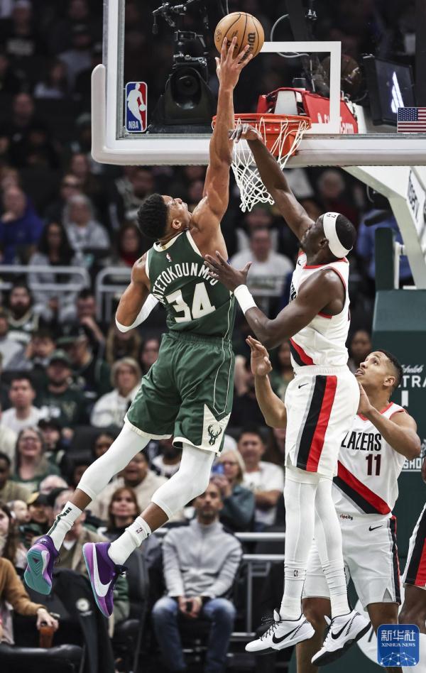 NBA常规赛 | 雄鹿胜开拓者