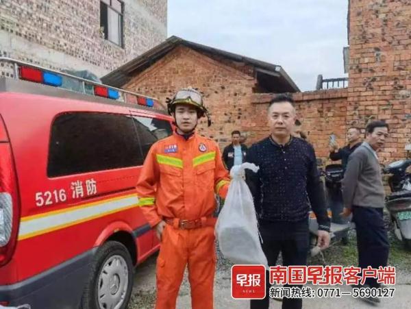 吓人！4.5公斤重、近2米长的眼镜王蛇跑进南宁一农户家