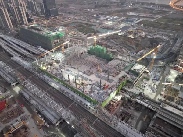 温州北站顺利结顶!明年6月投用! 温州北站顺利结顶!明年6月投用!