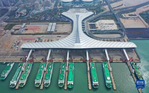 海口新海滚装码头客运综合枢纽站项目投入试运