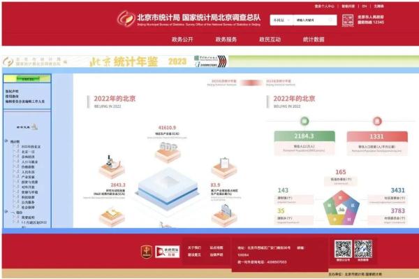 《北京统计年鉴2023》来啦！查询方法这里看——