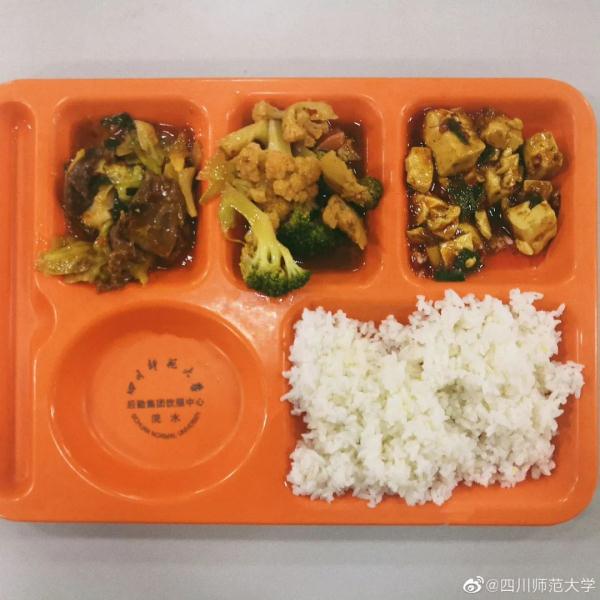 不是我吹牛，2元我能在食堂吃到撑！
