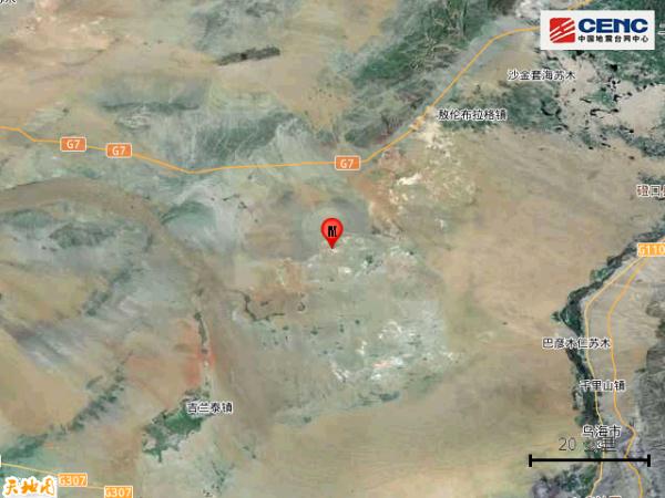 内蒙古阿拉善左旗连发两次地震，多地震感明显