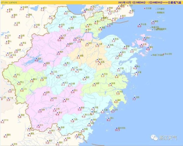 跌破0℃！浙江气温再创新低，这次会一举入冬吗？