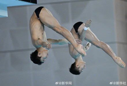 多哈世锦赛跳水项目选拔赛：练俊杰杨昊双人10米台夺得冠军