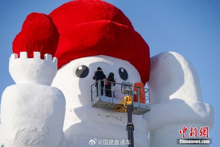 哈尔滨巨大雪人将亮相