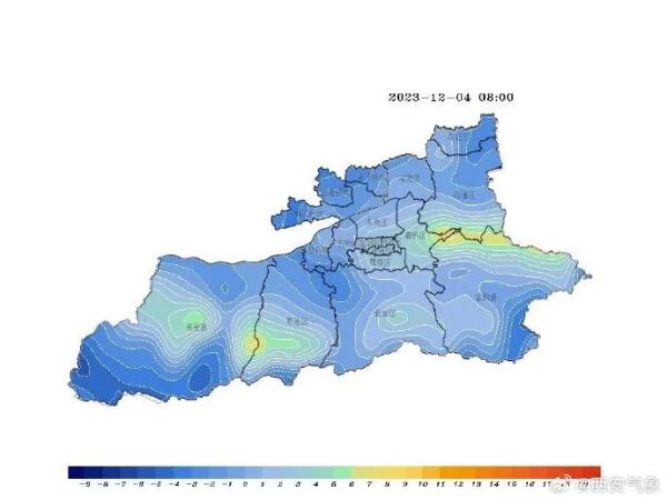 西安：明日下午有5-6级阵风 后期10日有雨雪降温天气
