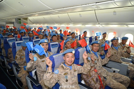 欢迎回家!中国第13批赴南苏丹维和工兵分队第一梯队维和官兵凯旋 欢迎回家!中国第13批赴南苏丹维和工兵分队第一梯队维和官兵凯旋