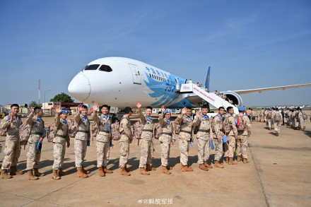 欢迎回家!中国第13批赴南苏丹维和工兵分队第一梯队维和官兵凯旋 欢迎回家!中国第13批赴南苏丹维和工兵分队第一梯队维和官兵凯旋