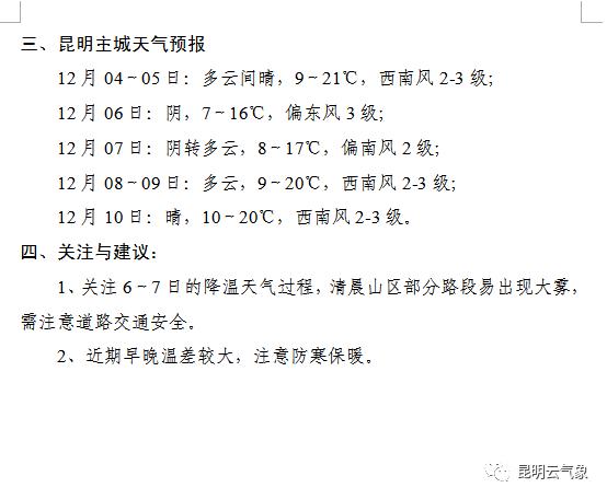 大雾、阵雪、气温骤降！云南新一轮冷空气来袭