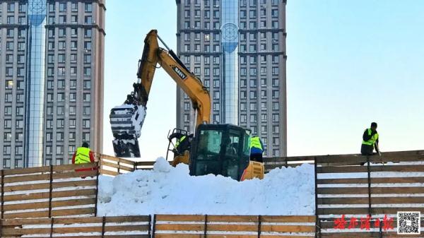 堆雪!开建!哈尔滨“头牌网红”大雪人今年邀请了新朋友! 堆雪!开建!哈尔滨“头牌网红”大雪人今年邀请了新朋友!