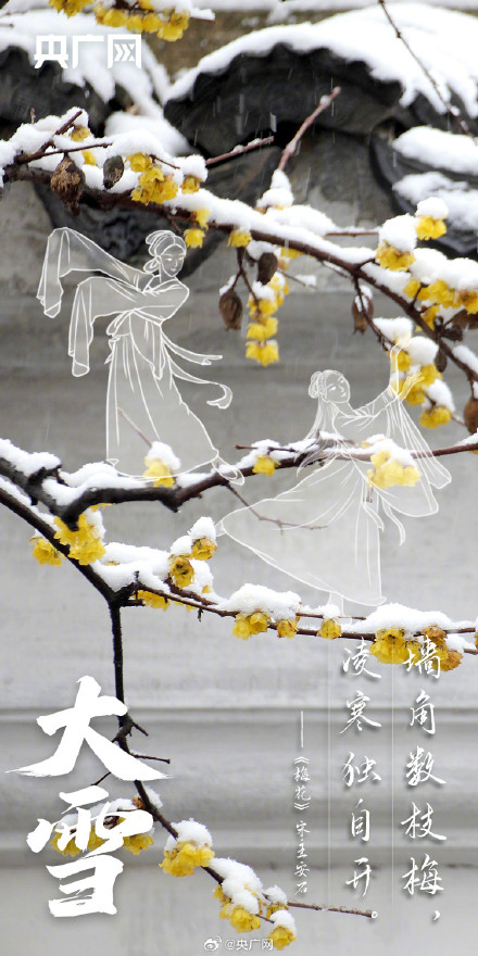 大雪节气配上古诗词氛围感拉满 大雪节气配上古诗词氛围感拉满