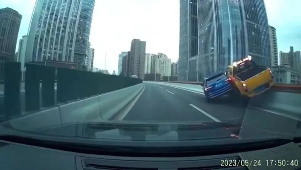 上海高架又现斗气车！9公里路程，出租车被网约车疯狂别车7分钟