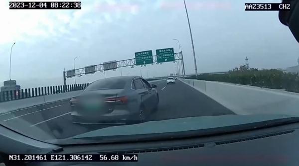上海高架又现斗气车！9公里路程，出租车被网约车疯狂别车7分钟