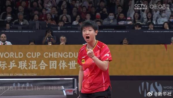 孙颖莎/王楚钦3比0韩国组合