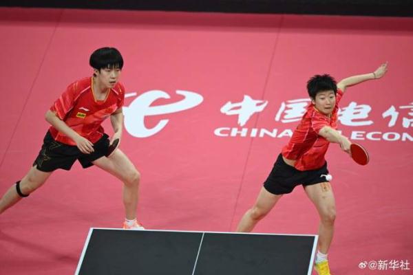 孙颖莎/王楚钦3比0韩国组合