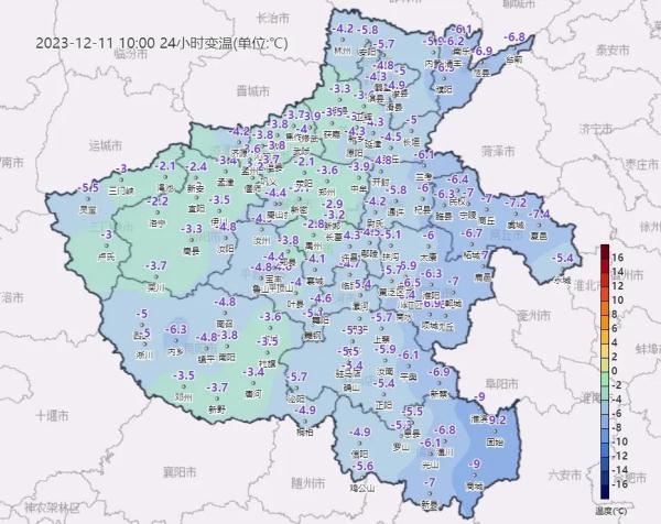 还有暴雪、大暴雪！明晨河南全省都将降到0℃以下