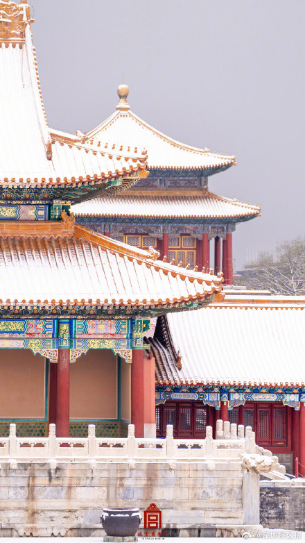 故宫初雪美景持续放送