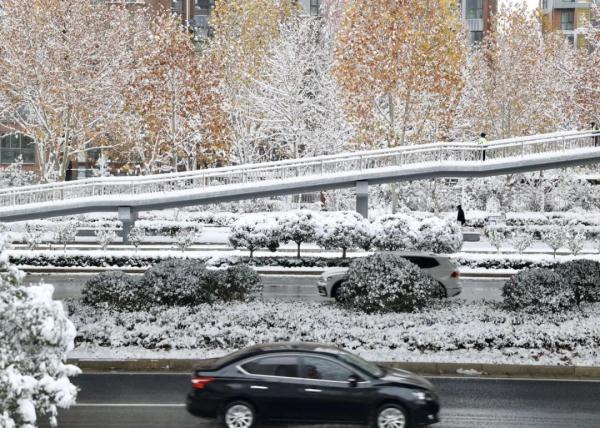 沉浸式体验河南大雪！郑州宛如童话世界、开封成了汴京……