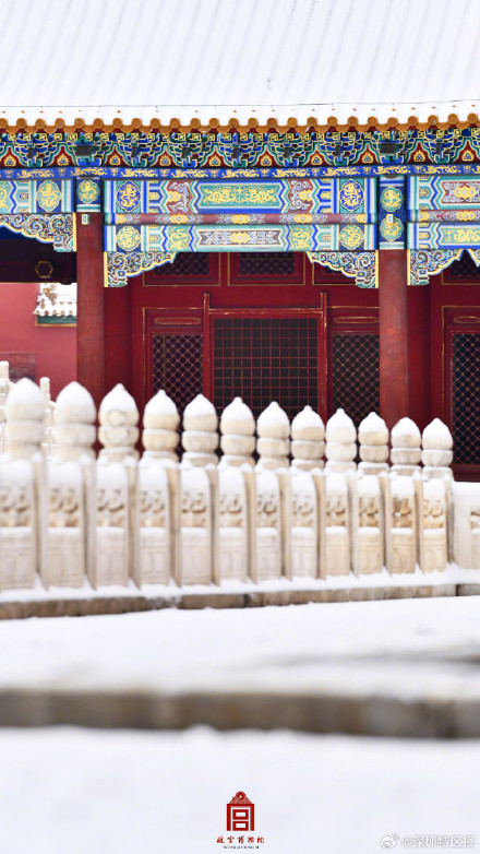 故宫初雪美景持续放送