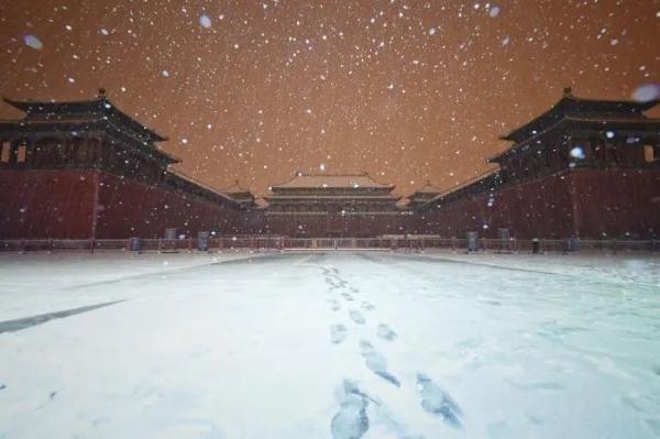 北京，下雪啦！