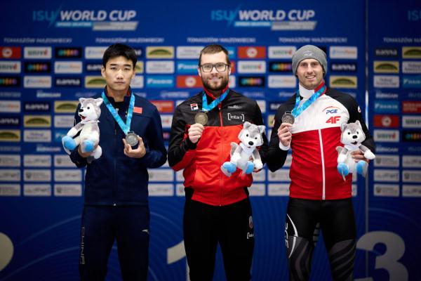 速滑世界杯波兰站：高亭宇又添一银