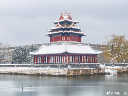 雪后故宫角楼美如画卷 雪后故宫角楼美如画卷