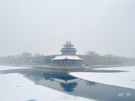 北京:旧雪未融,新雪又至 北京:旧雪未融,新雪又至