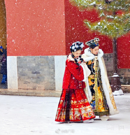 北京:旧雪未融,新雪又至 北京:旧雪未融,新雪又至