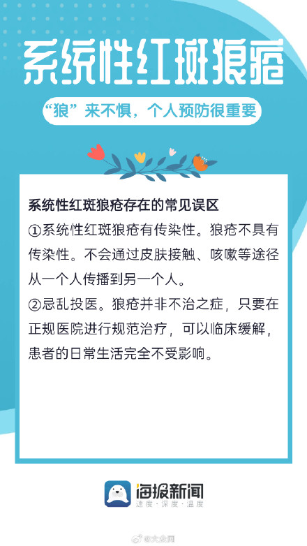 关于系统性红斑狼疮，你了解多少？