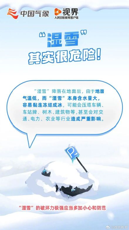 雪到底有多重？湿雪破坏力很大？