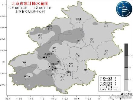 北京大部地区积雪深度已达4至8厘米！