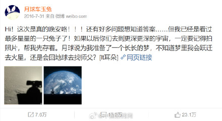 看过最多星星的兔子登月10年了