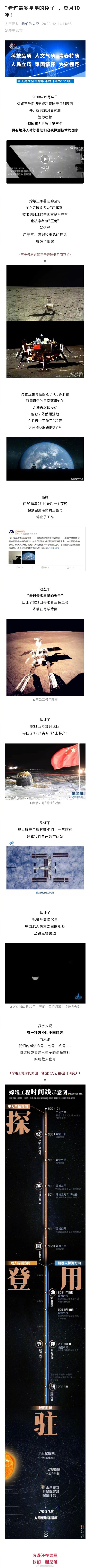 看过最多星星的兔子登月10年了